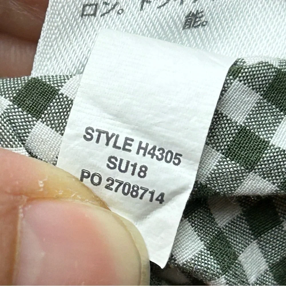 J crew‎ plaid stretch slim fit poplin shirt